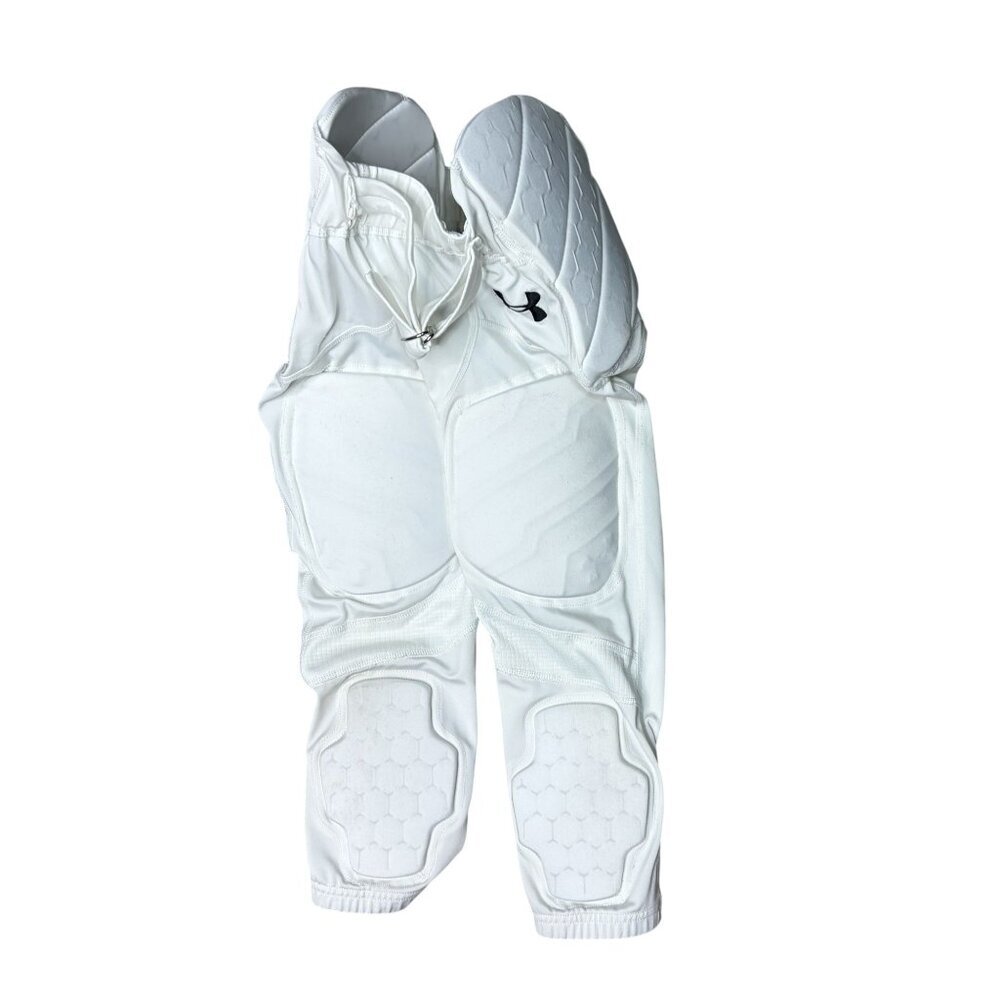 Under Armour White Football Pants Kids Size Small Youth